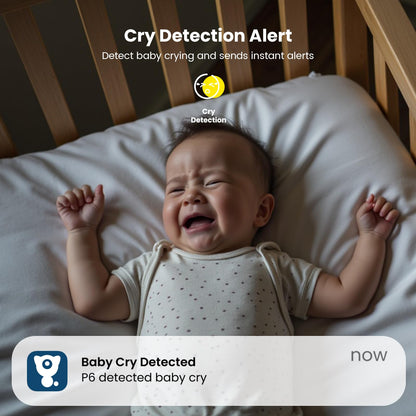 litokam 4MP Baby Monitor with 2 Cameras and Audio, 5-inch 1080P Split-Screen, No WiFi & 5G/2.4G WiFi, Remote Pan-Tilt-Zoom, Night Vision, VOX, Temperature Sensor, 2-Way Talk, 7 Lullabies, 1000ft Range
