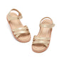 Felix & Flora Toddler Girls Sandals Soft Rubber Flats Summer Baby Flower Girl Shoes.