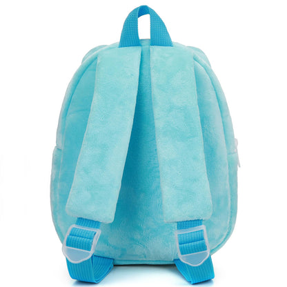 Ladyzone Toddler Backpack Zoo Animals Backpacks Cute Plush Bag Cartoon 10" Preschool Book Bag For 2+ Years Girls Boys