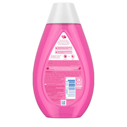 Johnson's Kids Shiny & Soft Hair Conditioning Spray with Argan Oil & Silk Proteins, Tear-Free Conditioning Spray for Shine & Softness, Gentle for Toddler Haircare, 10 fl. oz