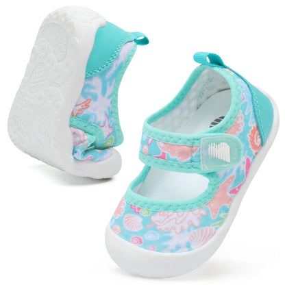 BARERUN Toddler Water Shoes Barefoot Water Shoes for Kids Baby Wide Aqua Socks with Arch Support Quick-Dry Breathable Boys Girls Sandals Walking Shoes for Beach Swim Pool Shoes