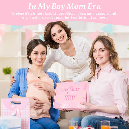 New Mom Gifts & Baby Girl Gift Basket, Baby Shower Gifts for Expecting Mom To Be, Postpartum Gifts For Moms, New Mom Care Package After Birth, First Time Mothers Day Birthday Gifts for Women