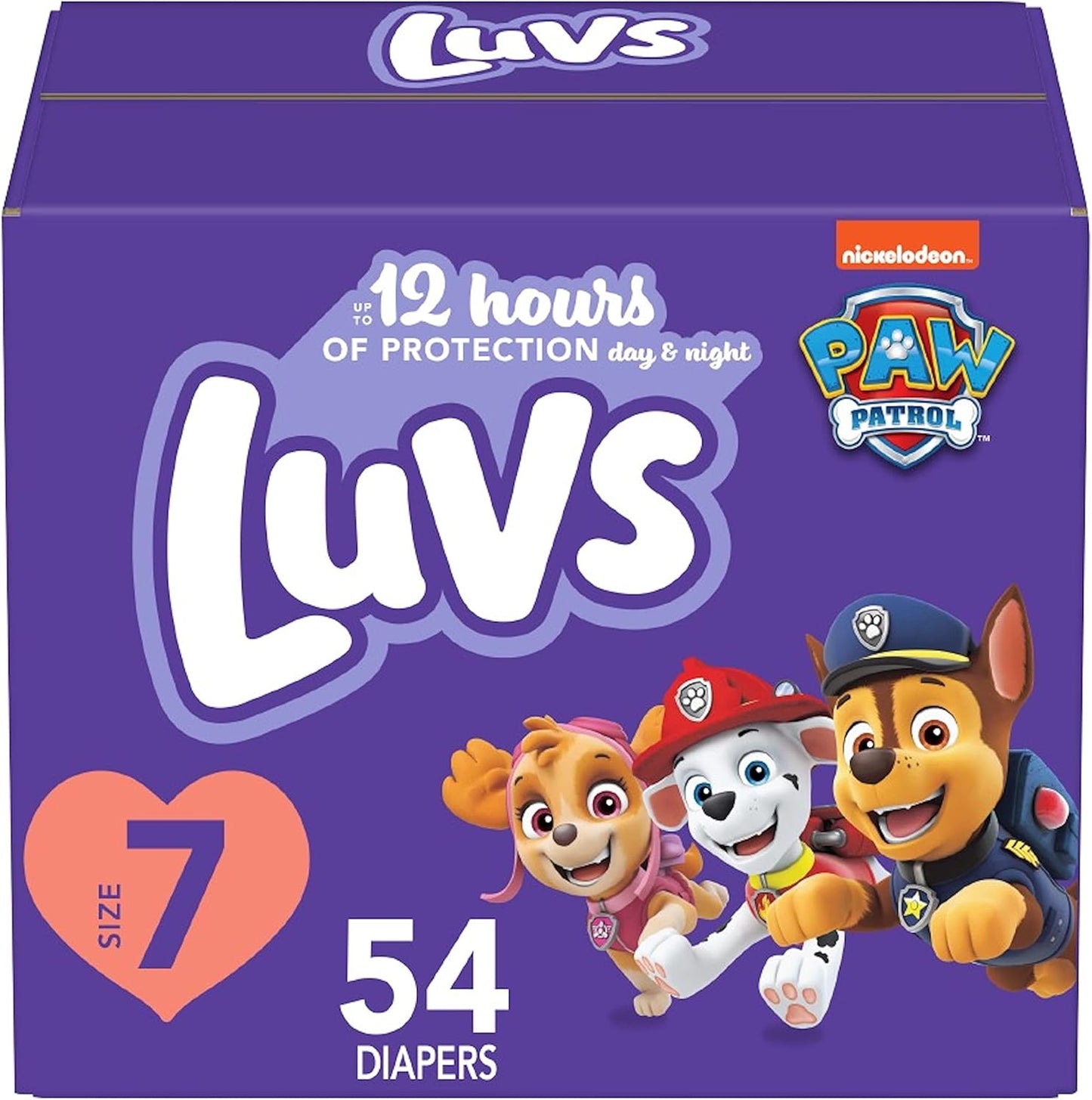 Luvs Size 3 Baby Diapers, Platinum Protection Bluey Diapers for Day & Night, Size 3, 104 Count (Packaging May Vary)