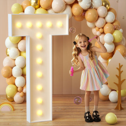 imprsv Marquee Light Up Letters, 3FT Mosaic Letters with Light for Baby Shower Graduation Party Decor, Large A for Engagement Wedding Party Decorations (Need to Assemble)