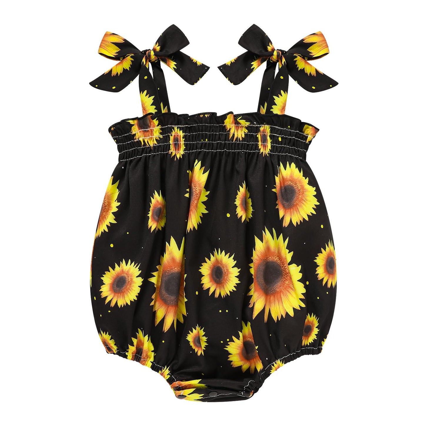 Baby Girl Summer Clothes Newborn Girl Outfits Cute Strap Baby Girl Romper Jumpsuit Infant Floral One Piece Bodysuit