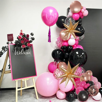 Boho Balloon Garland Arch Kit, 156Pcs Dusty Pink Pastel Brown Metallic Champagne Gold White Balloons for Wedding Baby Bridal Shower Engagement Anniversary Birthday Decorations