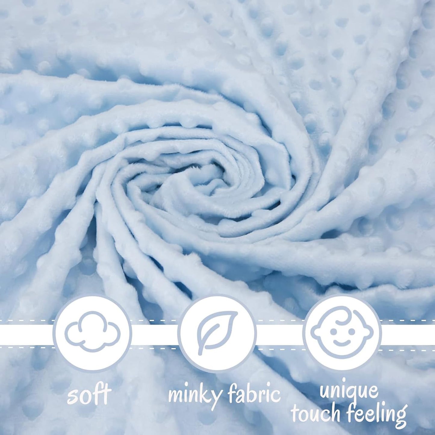 2025 6-in-1 Sensory Baby Security Blanket - Crinkle, Rattle & Teether, Machine-Washable Plush Lovey for Nursery/Stroller, Soft Cuddly Blanket Sleeping Animal for Babies and Toddlers (Grey)
