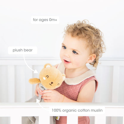 Pearhead Cloud Security Blanket, Soft Baby Lovey for Babies, Snuggle Toy Stuffed Animal, Newborn Infant and Toddler Security Toy, Baby Boy or Baby Girl Lovie, New Baby Gift, White Cloud Lovey
