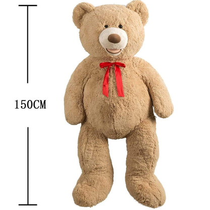 HollyHOME 6ft Teddy Bear Giant Teddy Bear Stuffed Animal with Embroidered Paws Holiday Valentine's Toy Gift for Girlfriend Kids 72 inches Brown