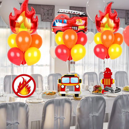 4 Sets Balloon Stand Kit for Table Bear Baby Shower Tables Centerpieces with Balloon Boy Baby Shower Decorations for Bear Theme Gender Reveal Birthday Party Table Decorations Supplies (Brown Bear, 4)