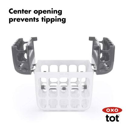 OXO Tot Dishwasher Basket for Bottle Parts & Accessories, Teal, 1 Count (Pack of 1)