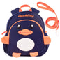 Toddler Backpacks for Boys Girls 2-4 Cute 3D Kids Duck Schoolbag with Baby Leash for Small Preschool Kindergarten Bookbag Cartoon Mini Travel Bags 10inch (Yellow)