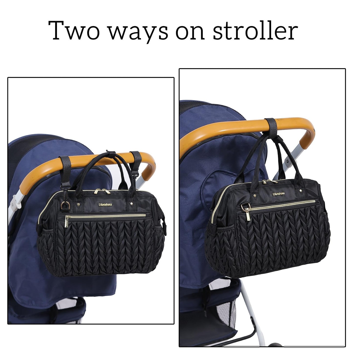 Small Diaper Bag Tote Crossbody, Medium Baby Bag Convertible Backpack for Women Diaper Purse