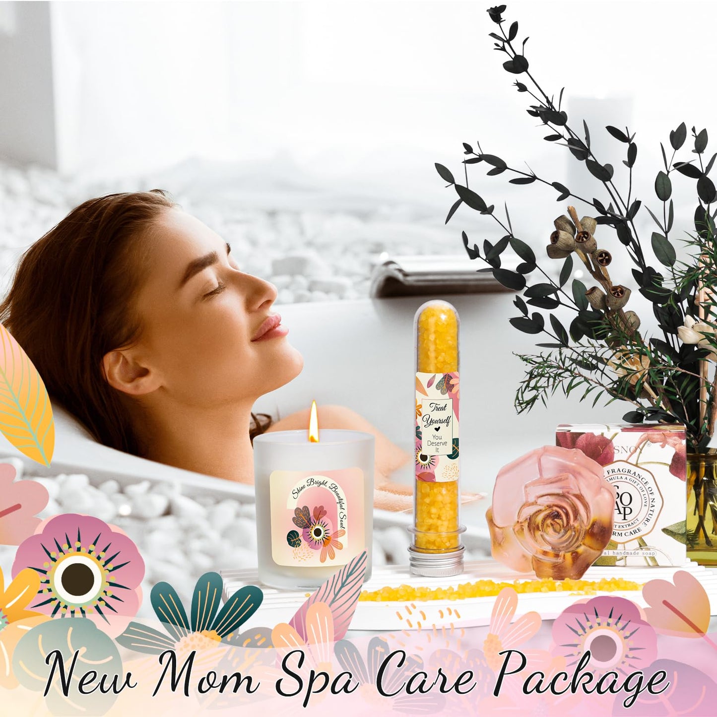 First Mothers Day Gifts for New Mom,New Mom Gifts,Gifts for New Moms After Birth,New Mom Care Package After Baby,Pregnancy Gifts for Expecting Mom,Tumbler Gifts Set for Pregnant Women