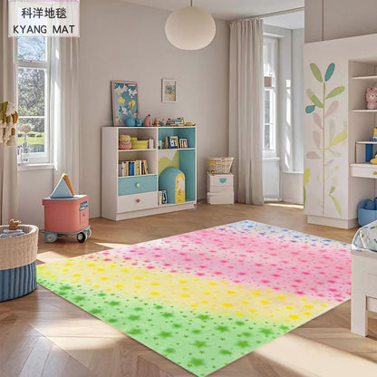 ABREEZE Kids Rug Play Mat Ultra Soft Rugs for Bedroom, 3.3'x5' Non Slip Cartoon Children Nursery Rug Area Rug Kids Carpet for Bedroom Decor Playroom Living Room