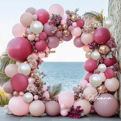 Blue Green Brown Balloon Garland Double Stuffed Dusty Blue Sage Green Balloons Olive White Sand Latex Balloon Arch Kit for Bear Baby Shower Birthday Woodland Wild One Party Decorations