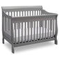Delta Children Simmons Kids Carter 6-in-1 Convertible Crib - Greenguard Gold Certified, Black Ebony