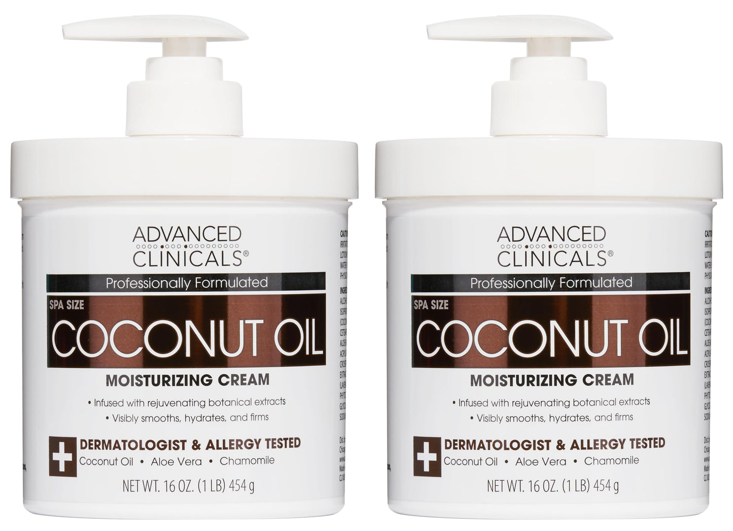 Advanced Clinicals Retinol Body Lotion + Collagen Cream Fragrance Free Face Moisturizer & Body Cream 2pc Skincare Set For Women & Men Helps Reduce Appearance Of Crepey Skin, Wrinkles, & Dry Skin, 2pc