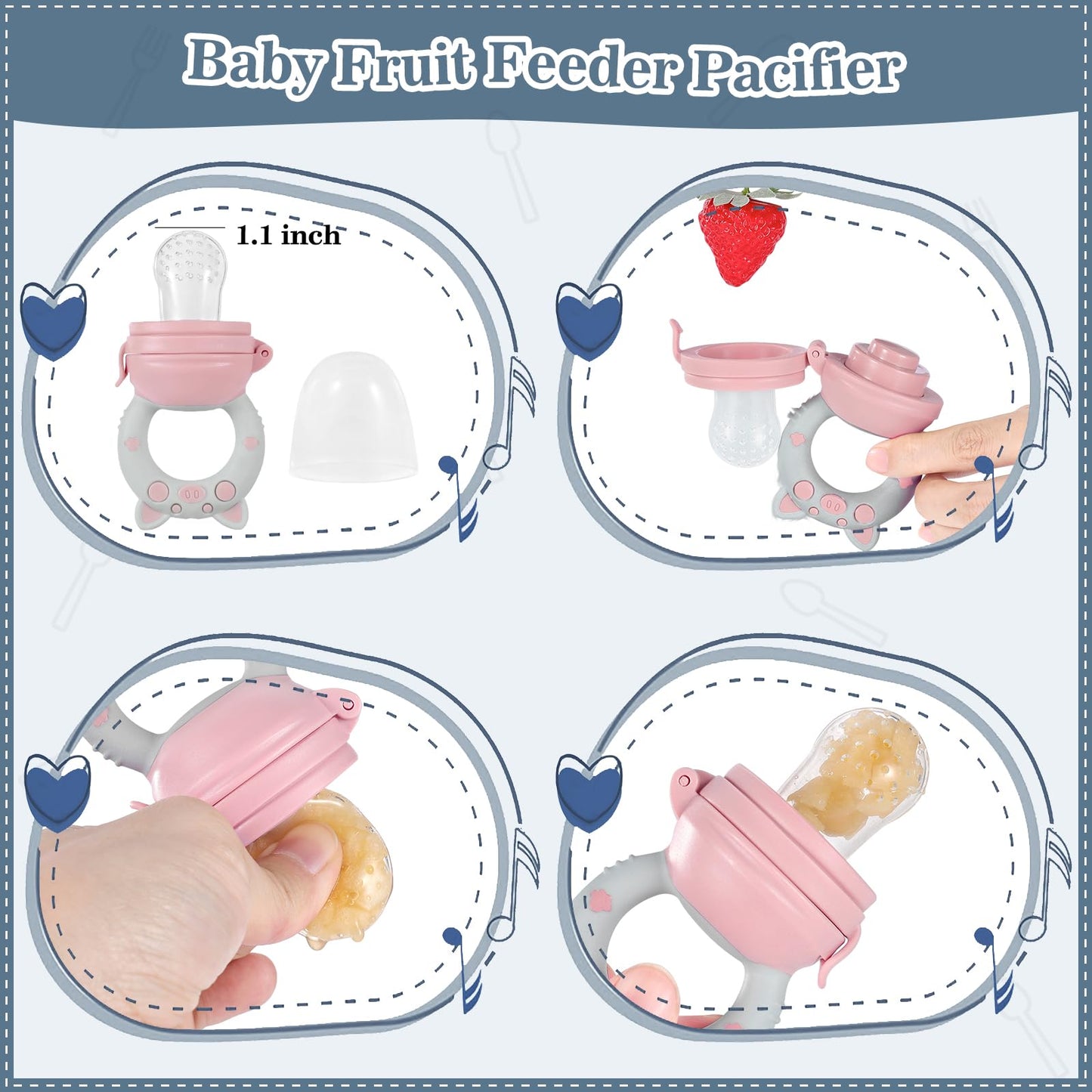Silicone Baby Feeding Set 10 Pcs Baby Led Weaning Supplies Suction Bowl Divided Plate Baby Bibs Fruit Feeder Baby Spoons Forks Sippy Cup Toddler Utensil Sets Baby Essentials for Newborn Gift