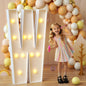 imprsv Marquee Light Up Letters, 3FT Mosaic Letters with Light for Baby Shower Graduation Party Decor, Large A for Engagement Wedding Party Decorations (Need to Assemble)