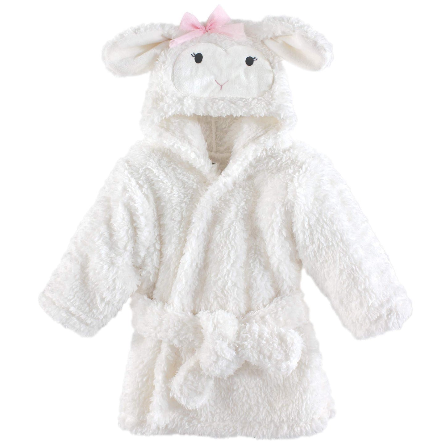 Hudson Baby Unisex Baby Plush Animal Face Bathrobe