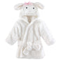 Hudson Baby Unisex Baby Plush Animal Face Bathrobe