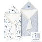 GRSSDER Baby Hooded Towel 2 Pack for Newborn, Super Soft Bath Towels with Original Design, Ultra Absorbent Knit Terry, Large Toddler Towels with Hood for Girls, Shower Gifts for Infant, 34"x 34"