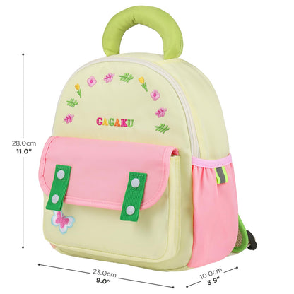 GAGAKU Toddler Backpack with Leash - Mini Kids Backpacks for Boys 2-5 Years Child Safety Backpack 3D Cartoon Animal Anti-Lost Preschool Bags - Blue