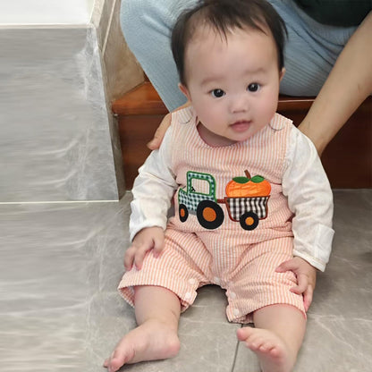 YINGISFITM Newborn Baby Boy Clothes Sailboat Overalls Sleeveless Jumpsuit Infant Bodysuit Toddler Outfits