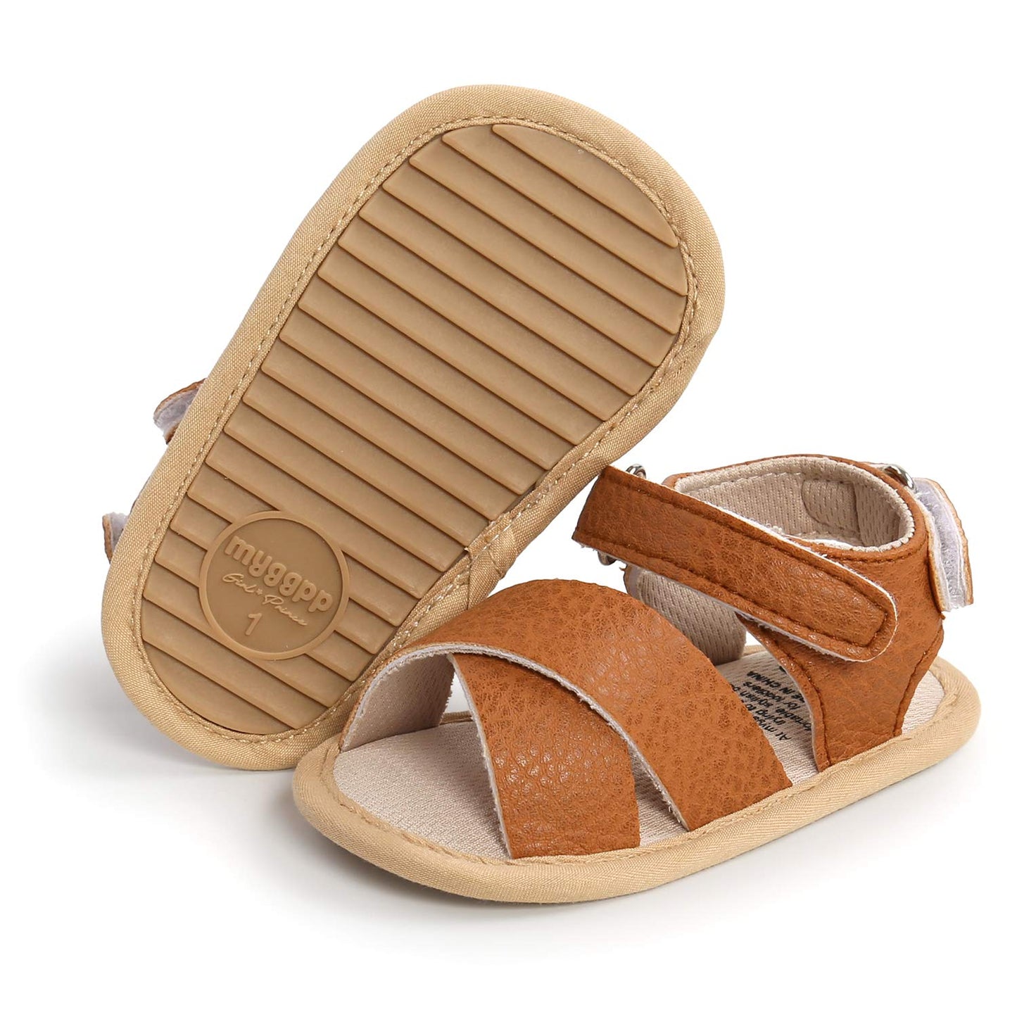 Baby Girls Boys Summer Sandals Unisex Infant Premium Soft Anti-Slip Rubber Sole Toddler Outdoor Beach Walking Shoes