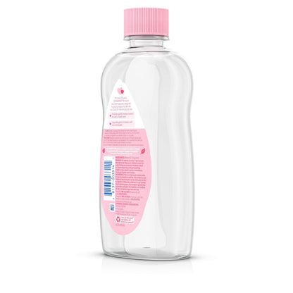 Johnson's Baby Oil, Pure Mineral Oil to help Prevent Moisture Loss for baby, Kids & Adults, Gentle & Soothing Baby Massage Oil for Dry Skin Relief, Original Scent, 14 fl. oz(Pack of 6)