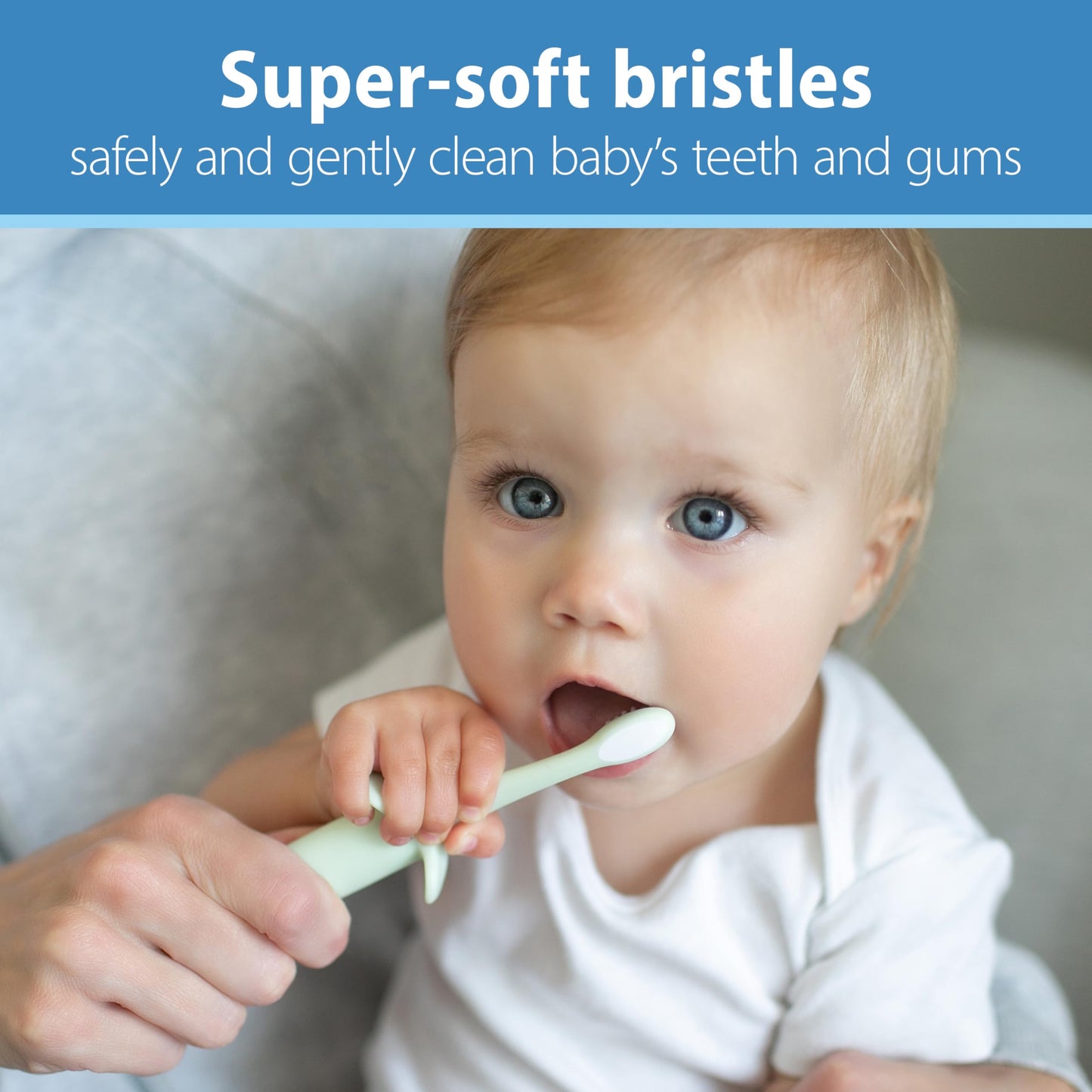 Dr. Brown's Infant-to-Toddler Training Toothbrush, Soft for Baby's First Teeth, Pink Elephant, 0-3 Years (Colors/Styles May Vary)