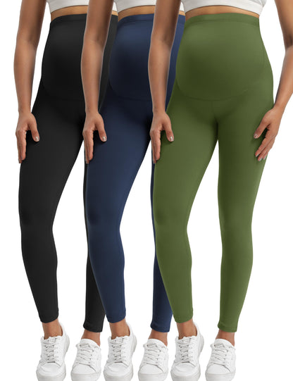 Buttergene Women's Maternity Leggings over the Belly Pregnancy Active Wear Workout Yoga Tights Pants