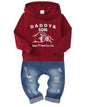 WESIDOM Baby Boy Clothes, Long Sleeve Printing Hoodie With Jeans Pants Outfits Set