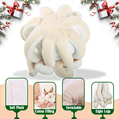 DENTRUN Octopus Stuffed Animals, Giant Octopus Plush Doll Play Toys for Kids Girls Boys Adults Birthday Xmas Halloween Present Stuffed Sea Animals Plushie, 7/16/24/32 Inches, 5 Colors