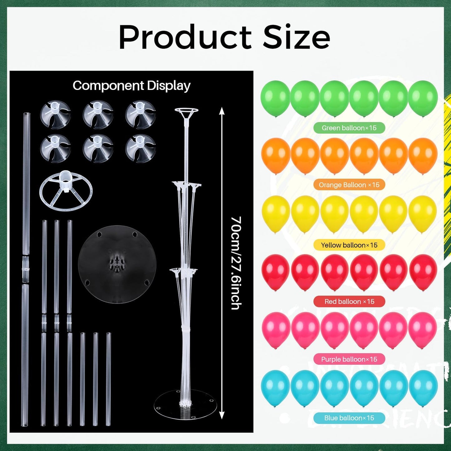 4 Sets Balloon Stand Kit for Table Bear Baby Shower Tables Centerpieces with Balloon Boy Baby Shower Decorations for Bear Theme Gender Reveal Birthday Party Table Decorations Supplies (Brown Bear, 4)