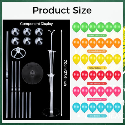 4 Sets Balloon Stand Kit for Table Bear Baby Shower Tables Centerpieces with Balloon Boy Baby Shower Decorations for Bear Theme Gender Reveal Birthday Party Table Decorations Supplies (Brown Bear, 4)