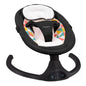 LAREX Baby Swings Electric Baby Swing Bluetooth Infant Swing Portable Rocker with 5 Speeds, 1 Seat Position, Remote Control, Grey