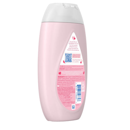 Johnson's Moisturizing Mild Pink Baby Lotion with Coconut Oil for Delicate Baby Skin, Dye-Free, Hypoallergenic & Dermatologist-Tested, Baby Skin Care, 13.6 fl. oz