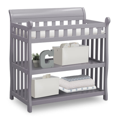 Delta Children Eclipse Changing Table with Changing Pad, White