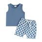Baby Boy Summer Clothes Striped Tank Tops Camisoles and Shorts Newborn Boys Spring Summer Outfit