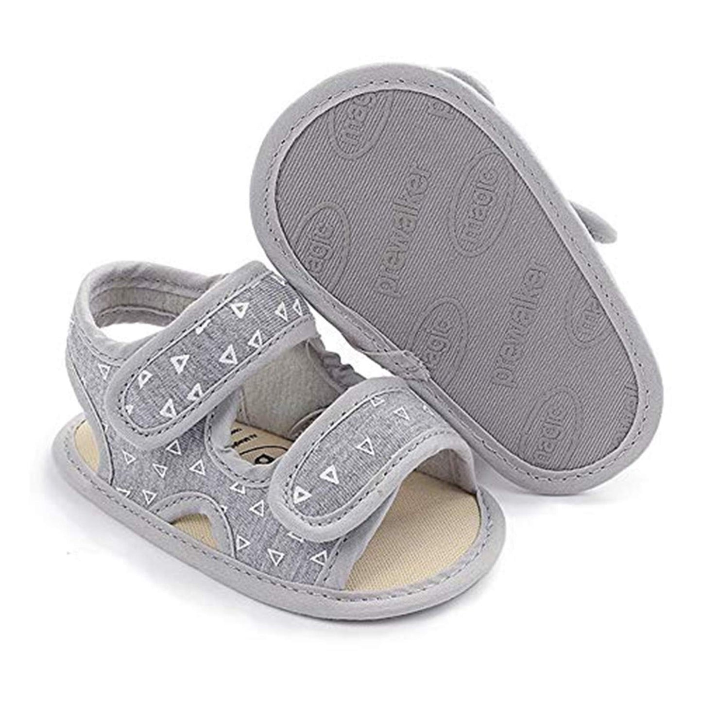 HsdsBebe Infant Baby Boys Girls Summer Beach Sandals Breathable Athletic Anti-slip Soft Sole Newborn First Walker Crib Shoes