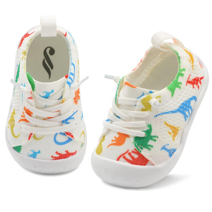 JIASUQI Baby Shoes for Toddler Boys Girls Sneakers Slip on Walking Shoes for Babies