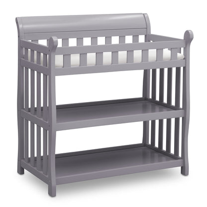 Delta Children Eclipse Changing Table with Changing Pad, White