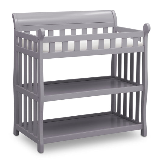 Delta Children Eclipse Changing Table with Changing Pad, White