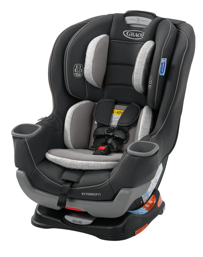Graco Extend2Fit 3-in-1 Convertible Baby Car Seat, Rear and Forward Facing, Adjustable Extension Panel for Extra Legroom, Talia