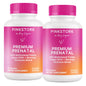 Pink Stork Premium Prenatal Vitamin for Women - Organic Whole-Food Ingredients, Multivitamin & Probiotics - Morning Sickness, Digestion, & Energy - Folate, B6, & Iron - 60 Capsules