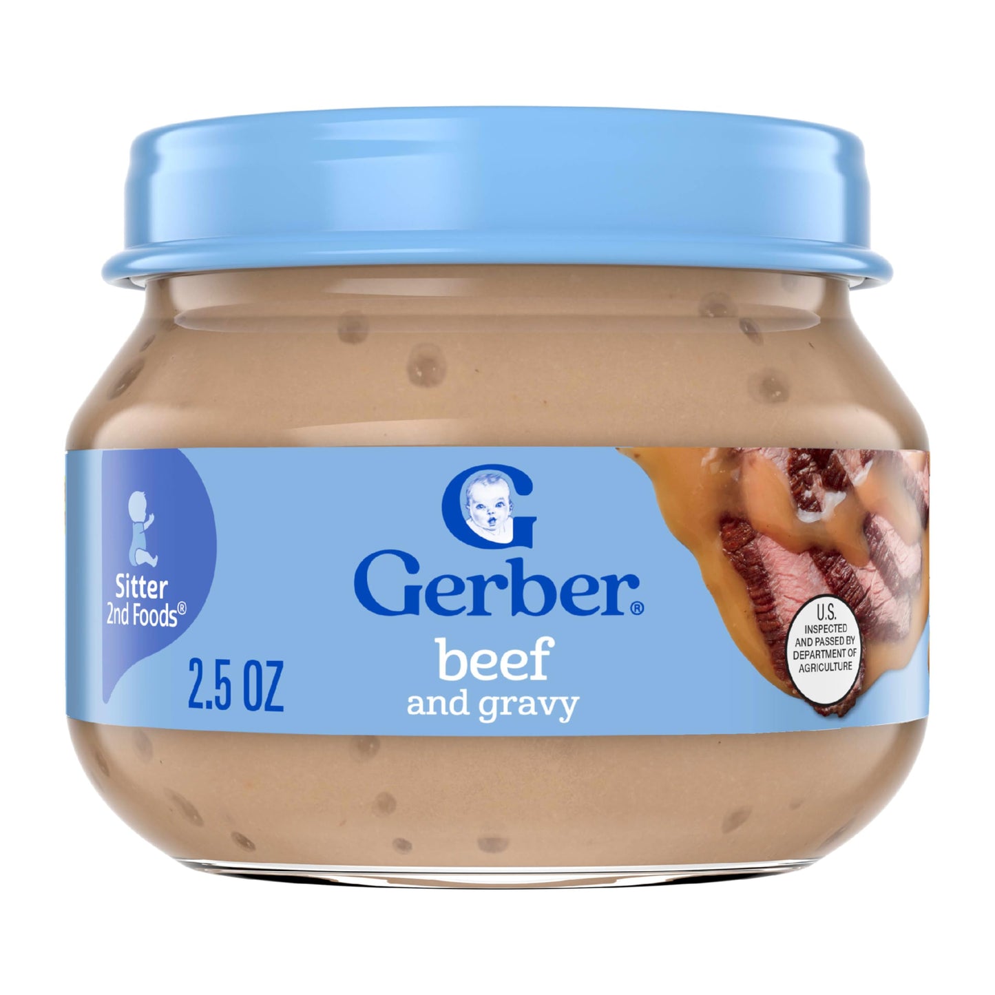 Gerber Chicken and Gravy Baby Food, 2.5 Oz