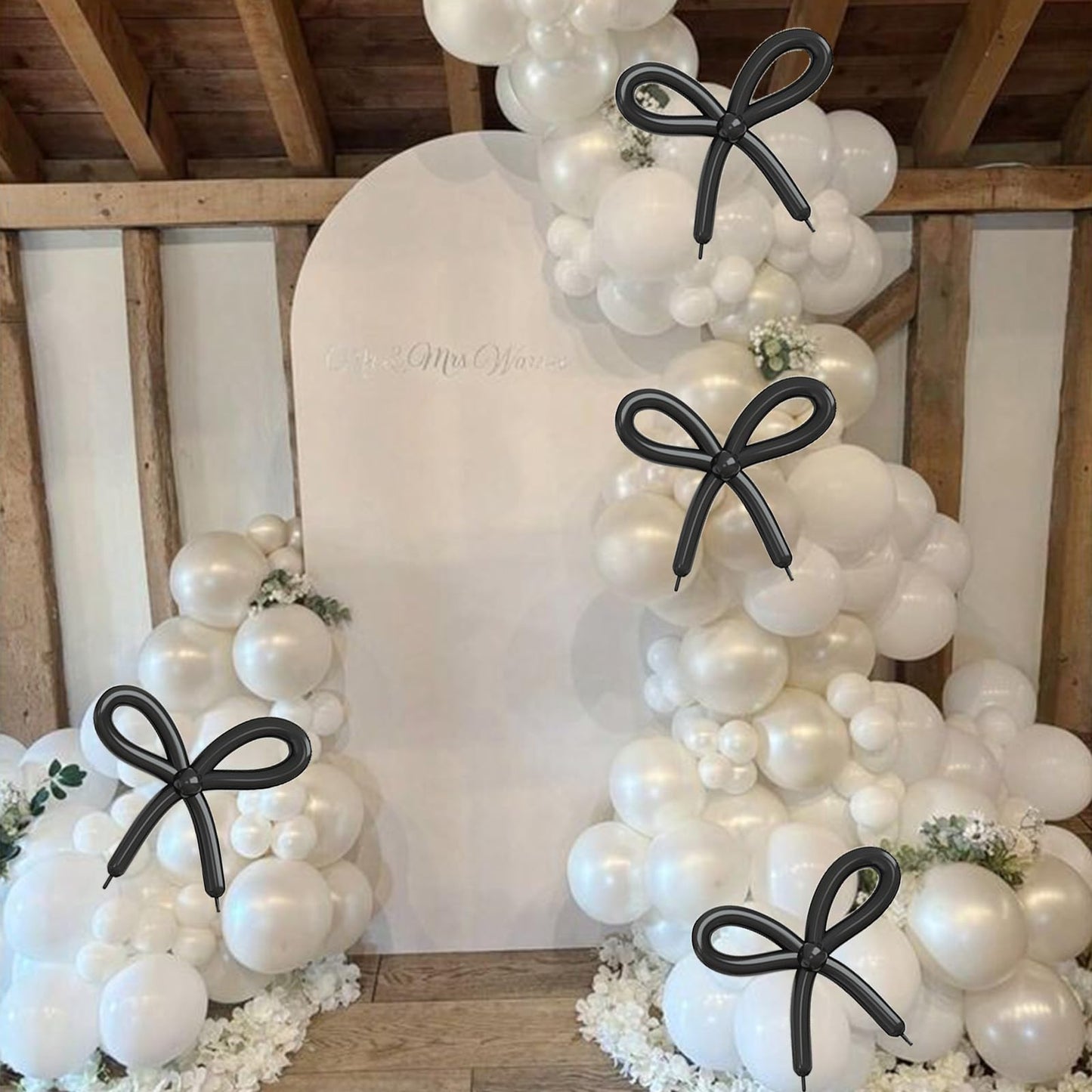 Pink White Balloon Arch Kit, Double Stuffed Pastel Pink Ivory White Balloon Garland, Baby Pink Cream White Balloons with 3pcs 18Inch Clear Balloons for Girls Birthday Baby Shower Party Decorations