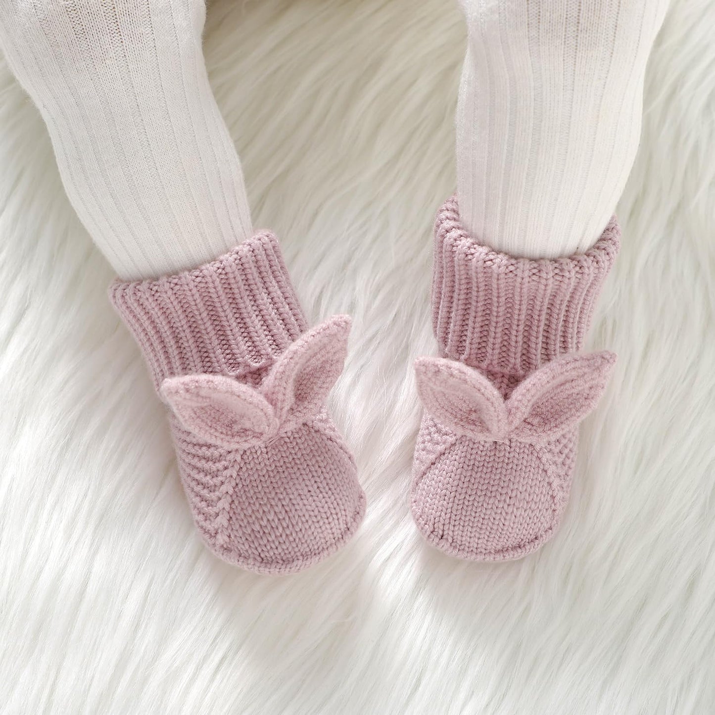 Baby Booties Newborn First Walkers Soft Knit Boots Warm Knitted Crib Shoes for Boy Girl Crochet Infant Sock